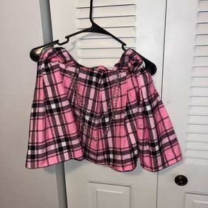 mini plaid skirt